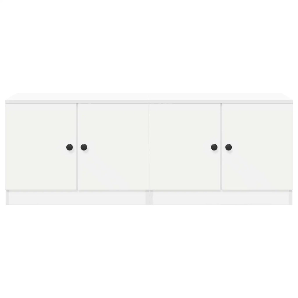 Armadietto per letto con porta 2 pz Bianco 66 x 35 x 48 cm CFW9782747
