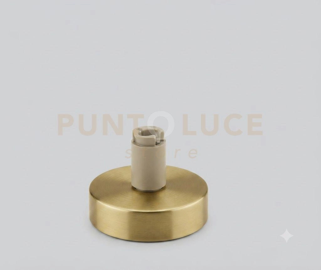 MONTATURA 1206 P OTTONE SATINATO PER LAMPADA DA TAVOLO 1 LUCE ATTACCO G9