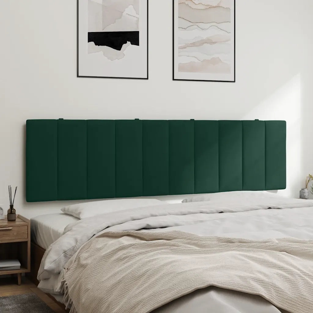 Cuscino Testiera Hanko Verde Scuro 180 cm in Velluto CFW1802986