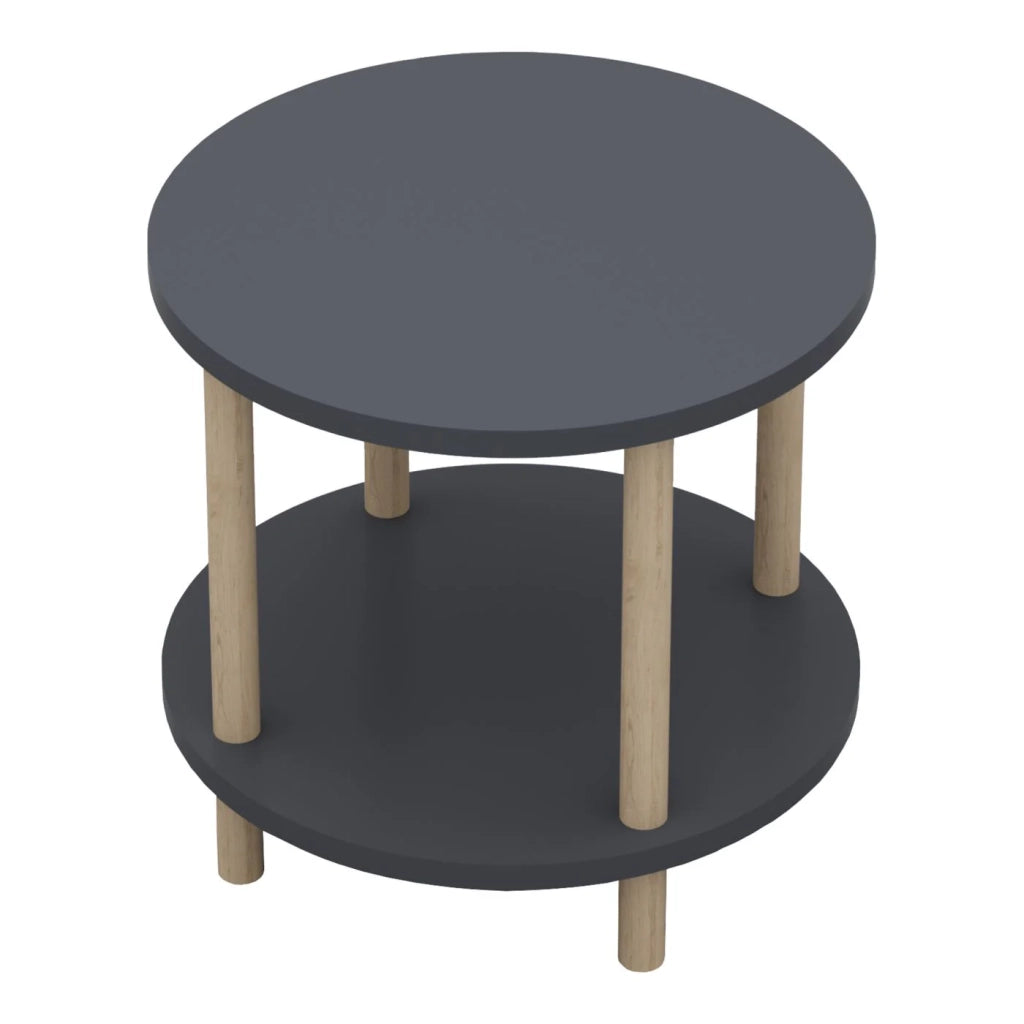 Tavolino laterale 49 x 42 cm grigio 03_0010974