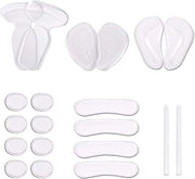 Ingranaggi antiscivolo per piedi 20 pezzi - Pads per scarpe in silicone - Piegamenti e scivoli - Pieno comfort - Piegamenti per uomo/donna