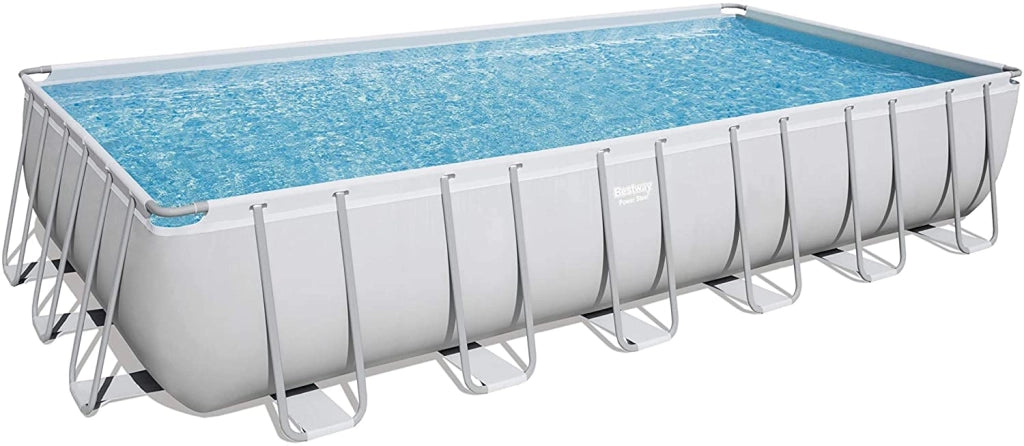 BESTWAY PISCINA FUORI TERRA POWER STEEL RETTANGOLARE 732 X 366 X 132 CM