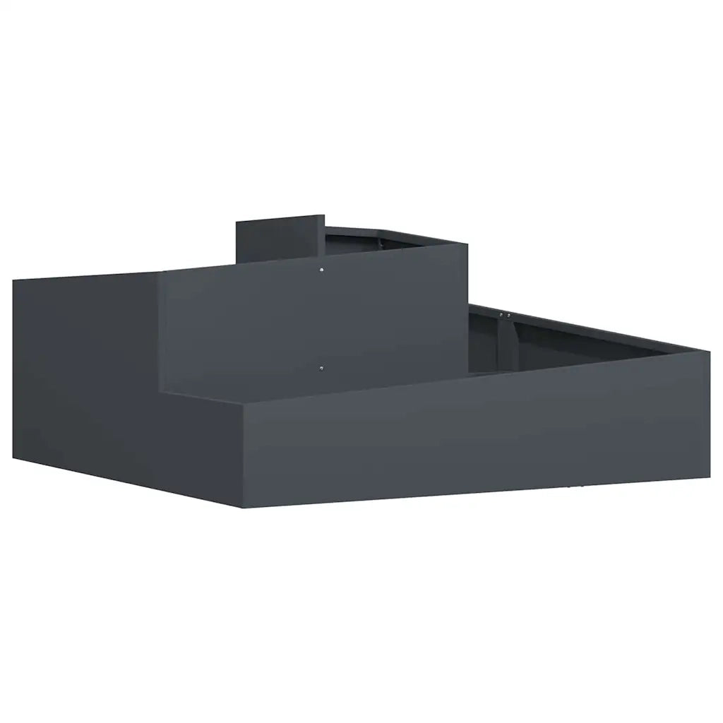 Fioriere | Cassetta per fiori | Vaso da giardino Antracite 100 x 100 x 50 cm