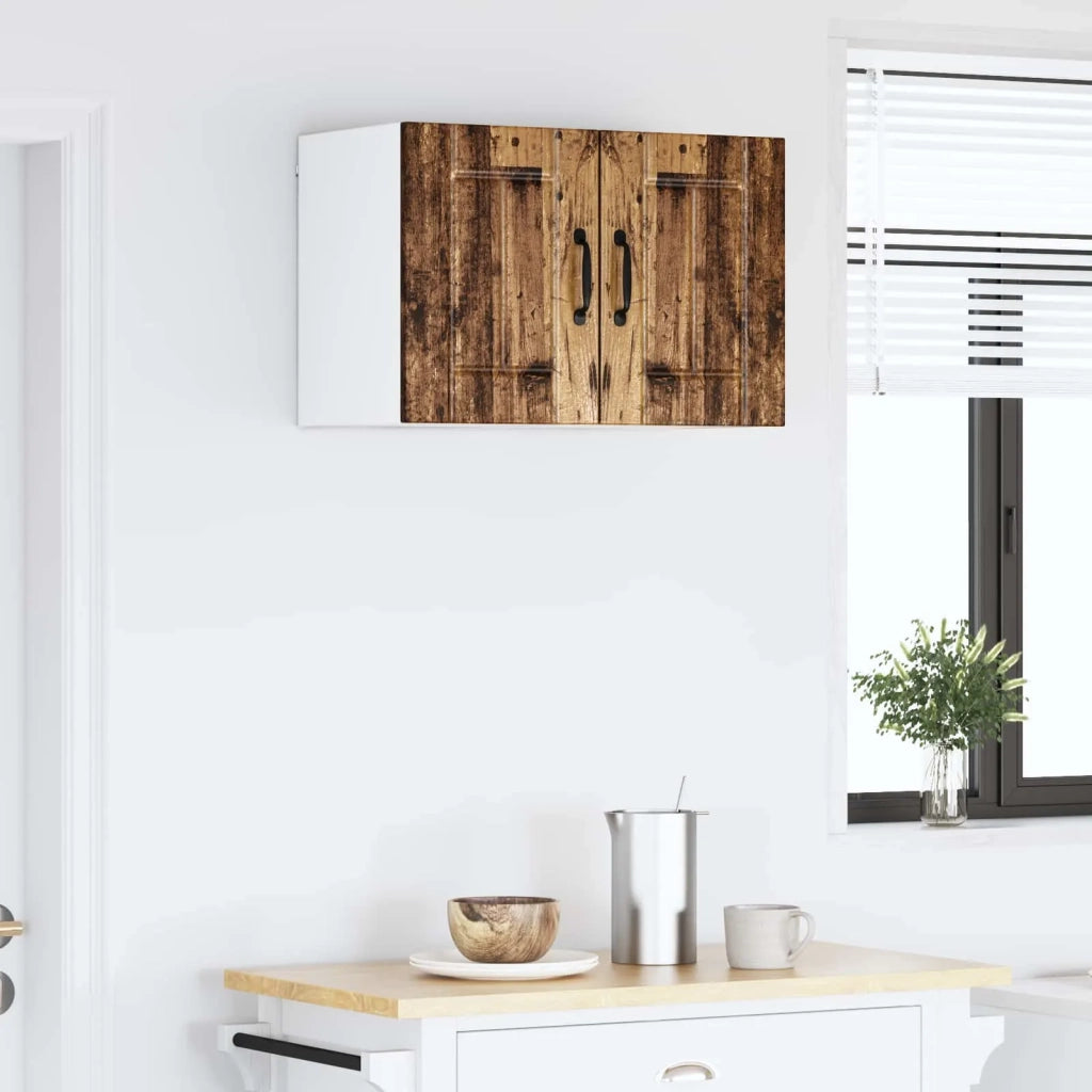 Pensile da cucina | Armadietto a muro LUCCA 2 pz Legno antico 30 x 31 x 40 cm