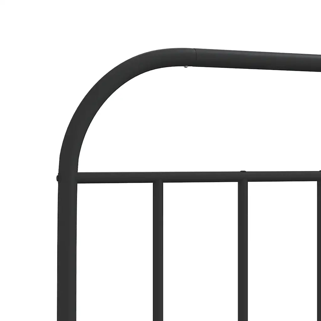 Testiera | Testata di Ricambio in Metallo Nero 193 cm