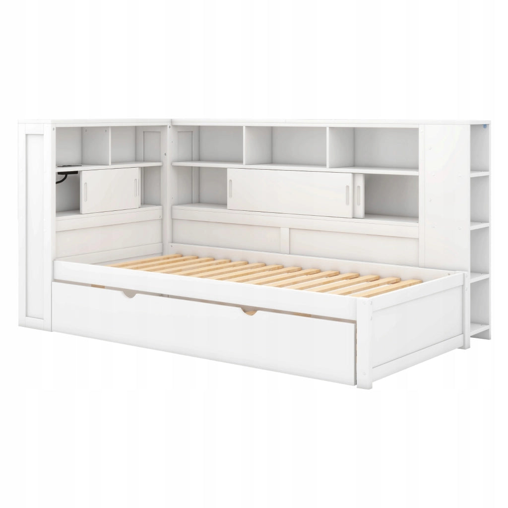 Letto singolo - Xylo - 90x200 cm - Bianco