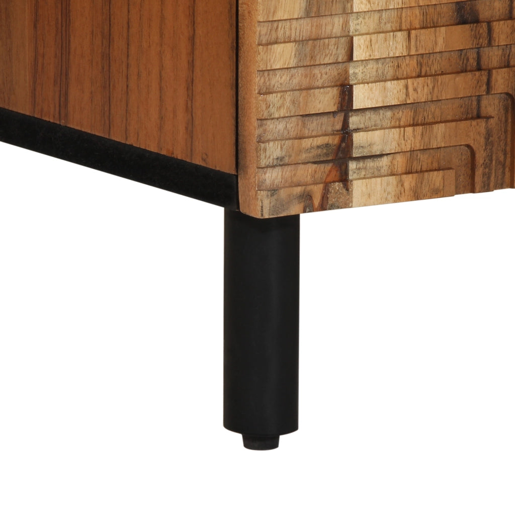 Sideboard  60x33x75 cm in legno massello di acacia