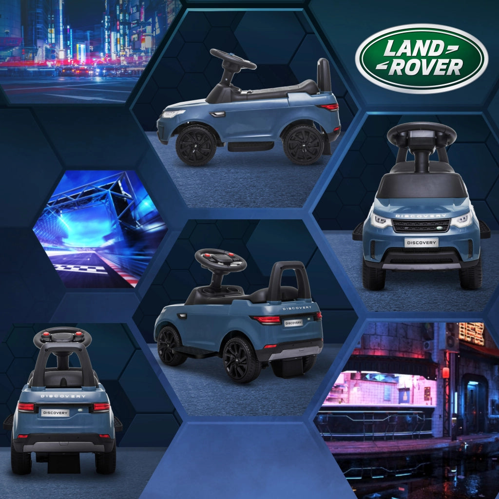 Auto elettrica per bambini Land Rover 6V ¨C zephmum ¨C blu
