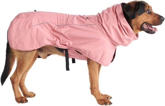 Cappotto impermeabile e ventilato per cani - Protezione contro il tempo e comodità - Bianco zecca, M