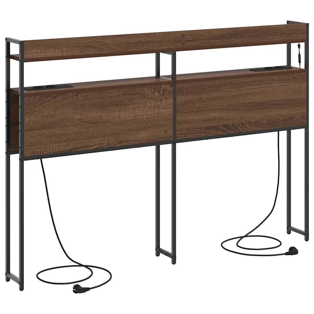 Testiera-Testata-Testiera Decorativa Rovere marrone 150 cm Legno multistrato 746594