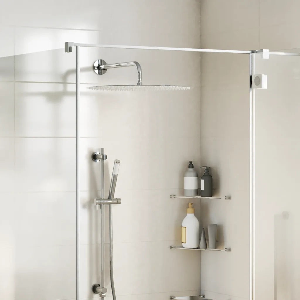 vidaXL Testa Doccia a Pioggia in Acciaio Inox 304 50 cm Rotonda