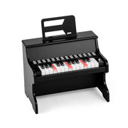 Tastiera per pianoforte per bambini 38 x 24 x 29 cm con volume regolabile modalità di apprendimento design sicuro in MDF nero 20_0018012