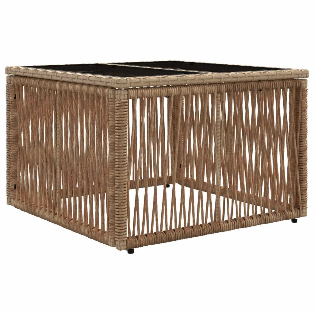 Set Divano da Giardino 9 pz Beige polyrattan 3435951