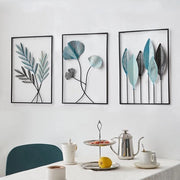 Decorazione per parete nera - decorazione metallica elegante per parete - 1 pezzo - 45 x 30 cm