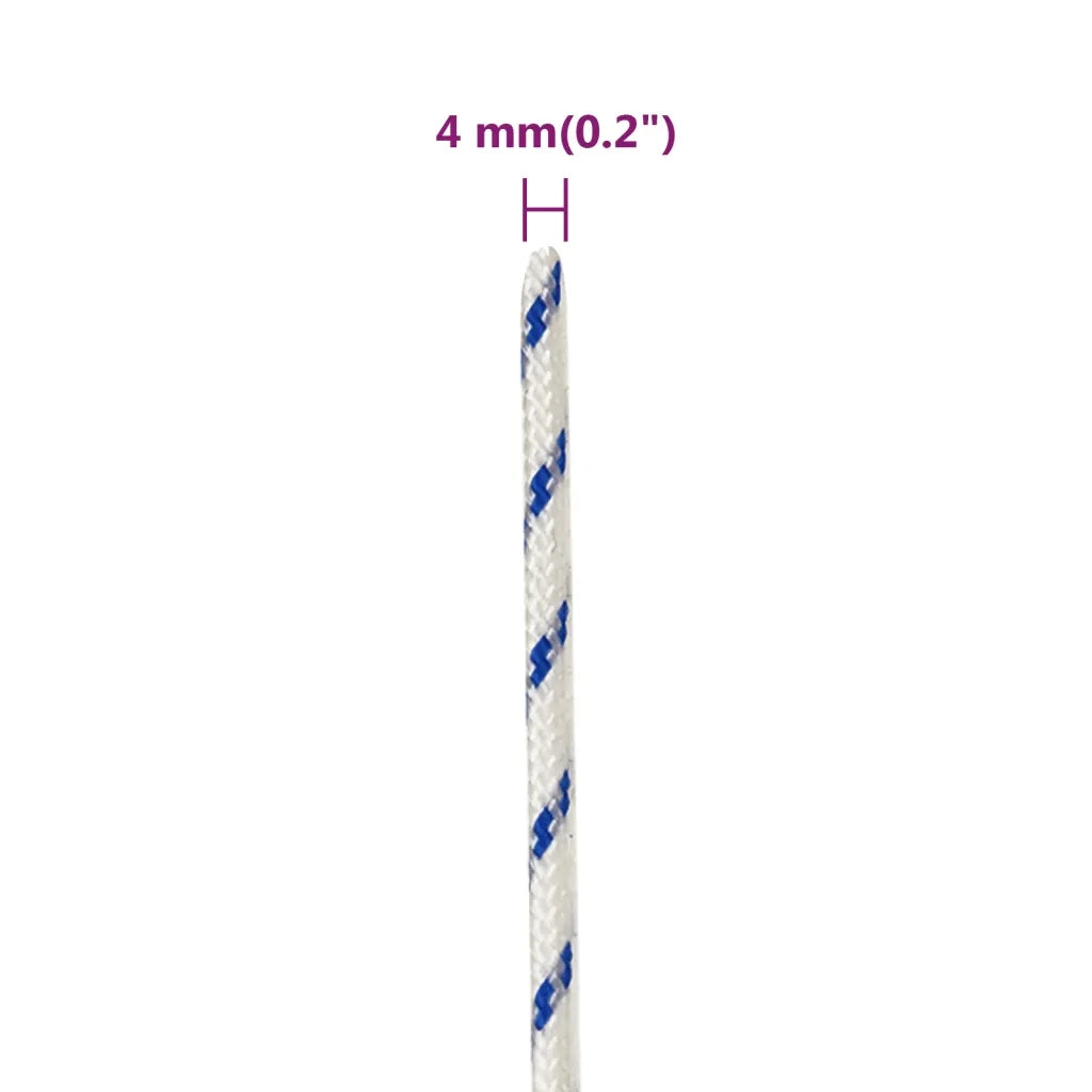 Corda per barca Bianca 4 mm 100 m in Polipropilene 152276