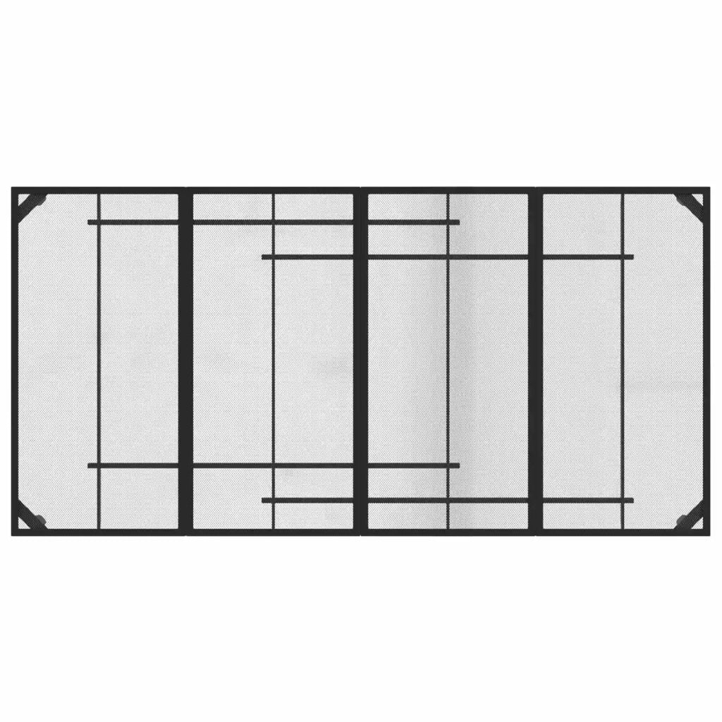 Set di Mobili da Esterno 7 pcs Antracite Ferro e Acciaio