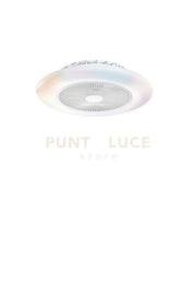 PLAFONIERA LED VENTILATORE PONENTE PRO 46W 5500LM CCT + RGB  DIMMERABILE CON TELECOMANDO RF 15X54,5CM