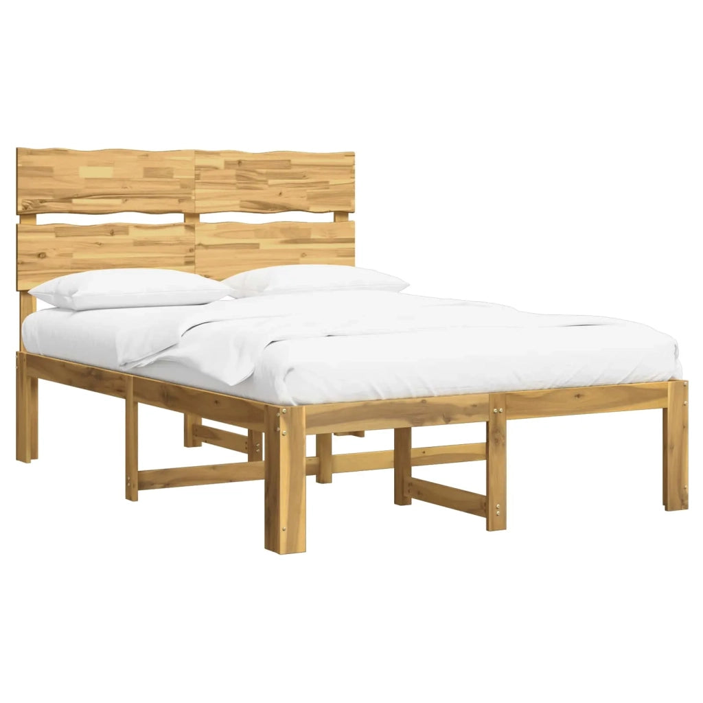 Letto matrimoniale con testiera ROSTOCK Bianco 135 x 190 cm 3405478
