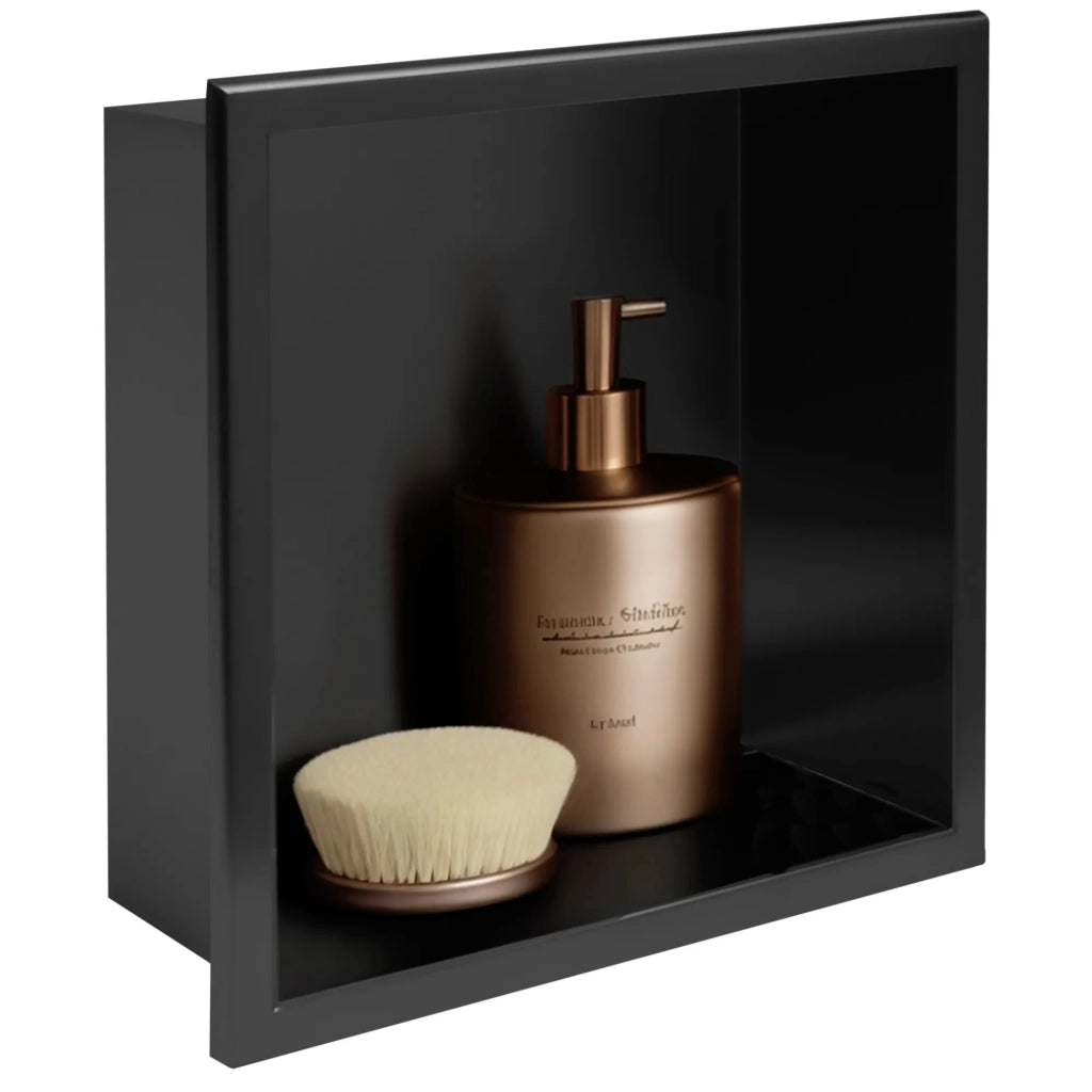 Mensola Bagno 30x30 Black Mat