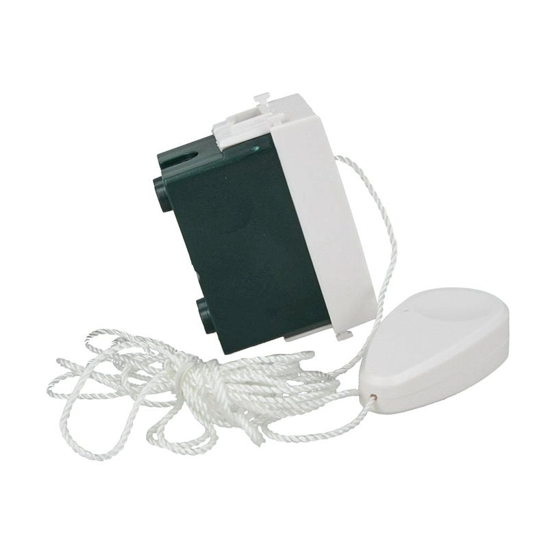 Pulsante Tirante Con Corda 1P 10A Colore BIANCO Compatibile Con Vimar Plana