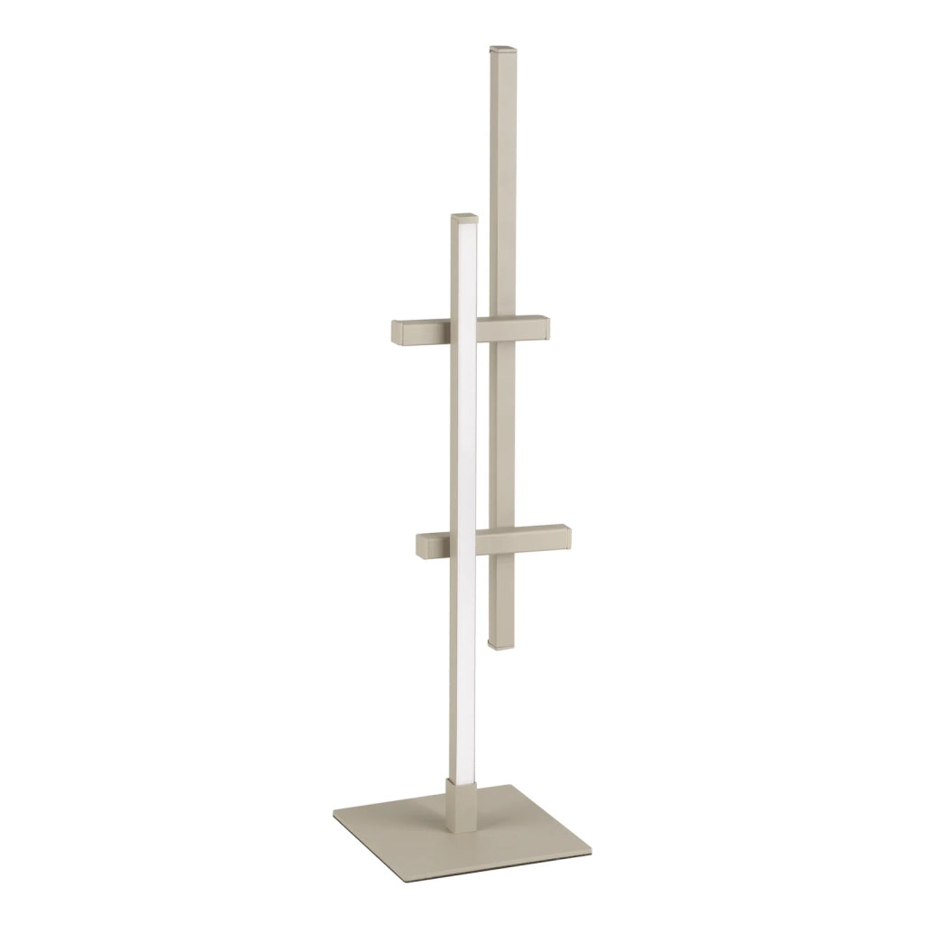 Lampada Scrivania Moderna Trepiliano Alluminio Marrone Led 6,5W 800Lm Ip20