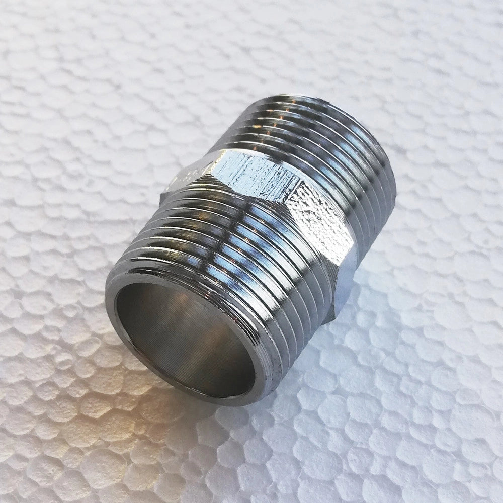 Niples nipplo da 1'' in ottone cromato mm