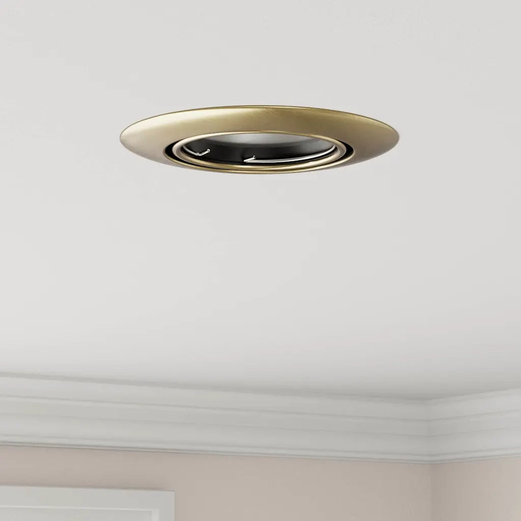 Spotlight 6 pz Ottone 9 x 9 x 2.5 cm Metallo CFW3395515