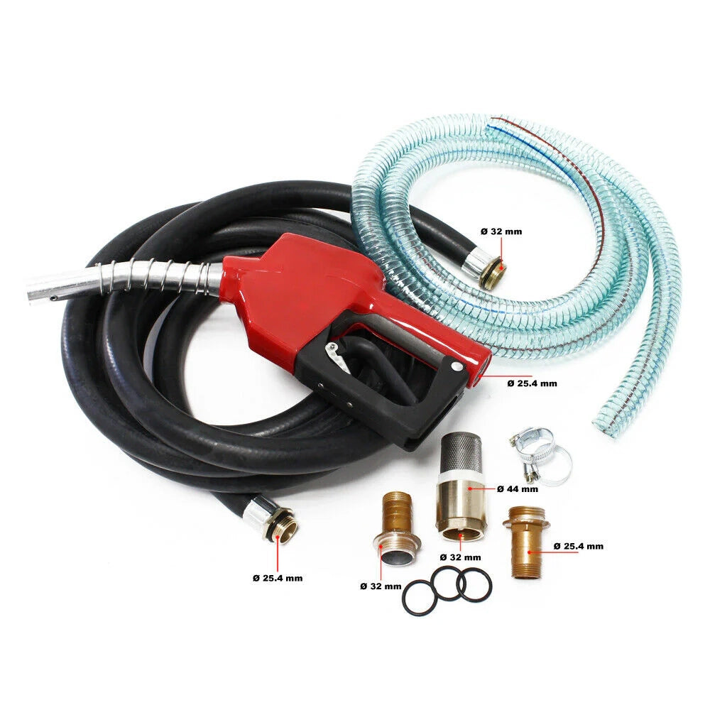 Pompa carburante biodiesel autoadescante 230 V 750 W 80 l/min ugello automatico 16_0000602