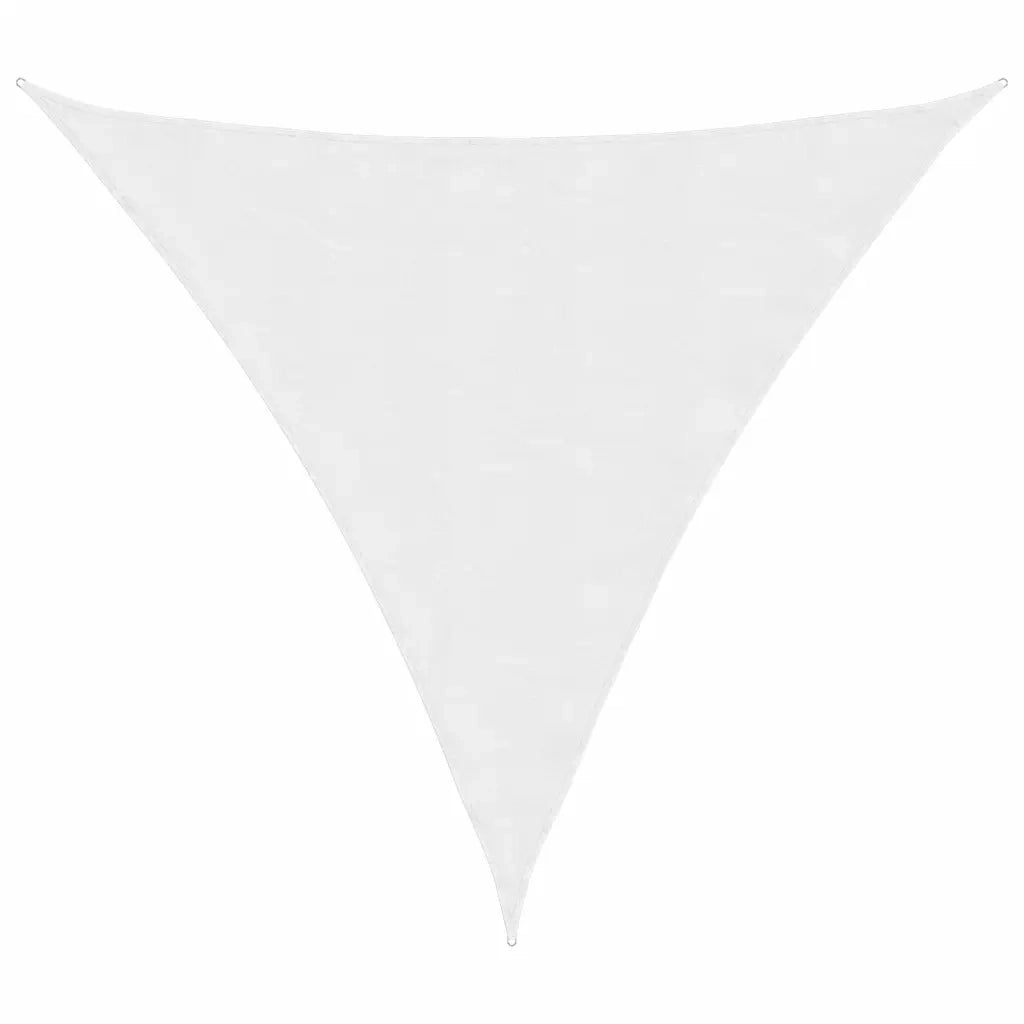 Parasole a vela | Telo Ombra | Vela da ombra Oxford Triangolare 3,6x3,6x3,6 m Bianco
