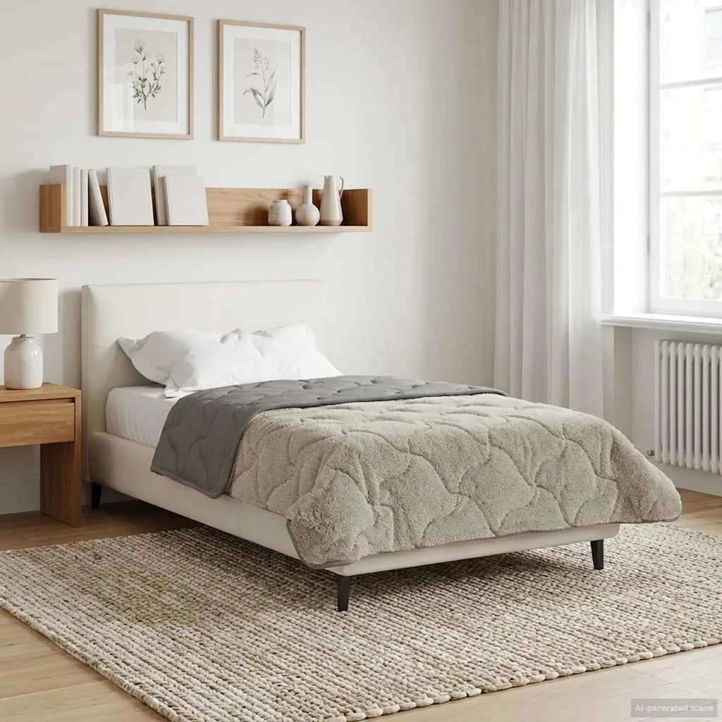 Duvet Estivo Trapuntato Grigio chiaro 135 x 200 cm 42026169