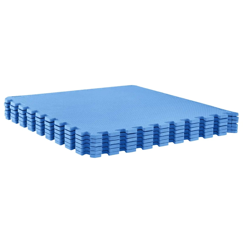 Tappetino per piscina 24 pcs Blu 8,64 m² Schiuma EVA 3433310
