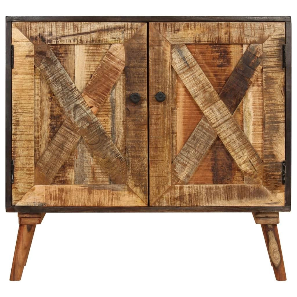 Buffet credenza mobiletto consolle mobile contenitore legno massello di mango 85 cm 4402276