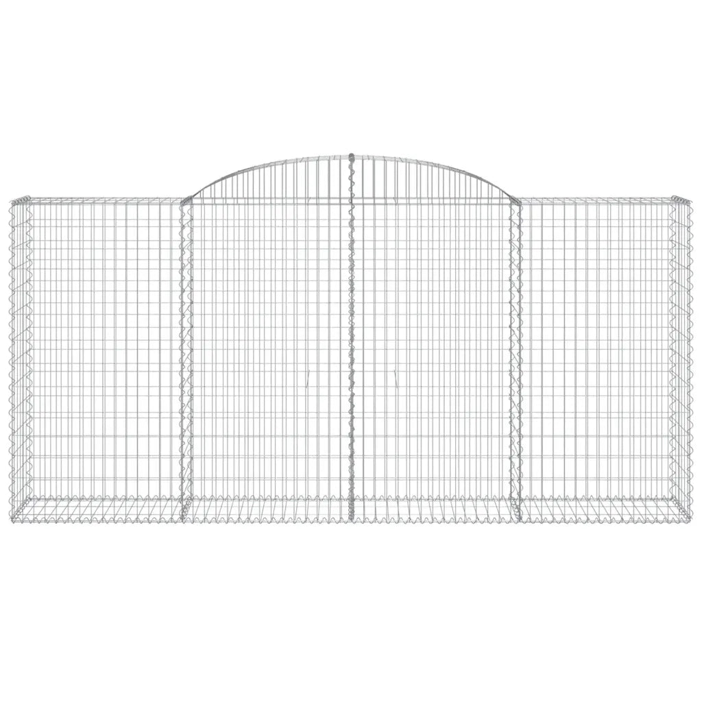 Cesti Gabbioni ad Arco 25 pz 300x50x140/160 cm Ferro Zincato 3146752