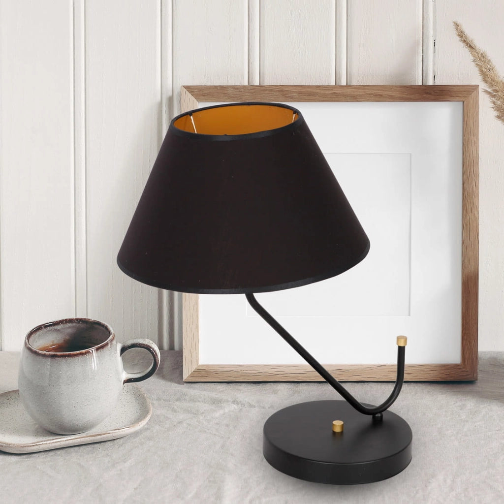 Lampada da tavolo Milagro Victoria MLP4914 oro/nero E27