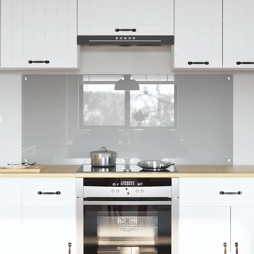 Schienale da cucina 2 pcs Grigio chiaro 70 x 60 cm 3415448