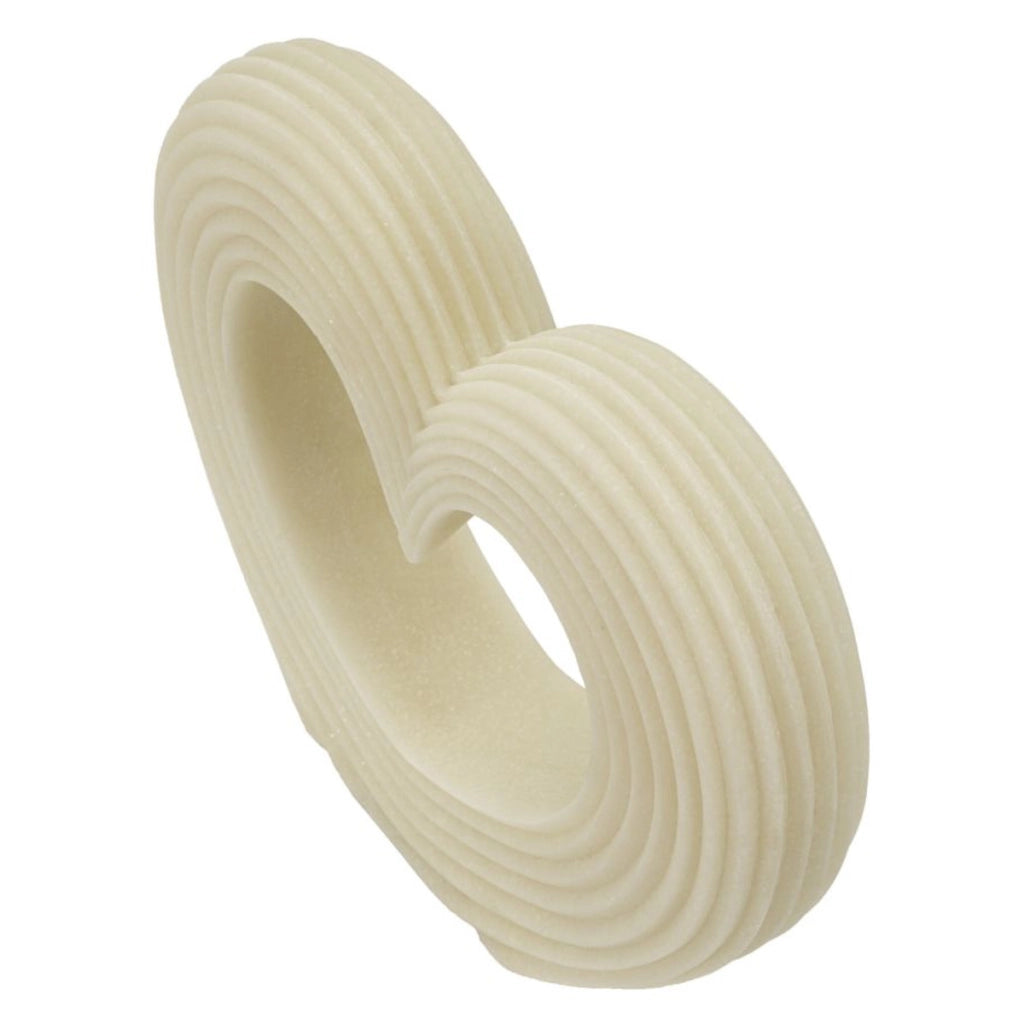 Scultura Cuore 12, Bianco, Poliresina, 30x7x26 cm