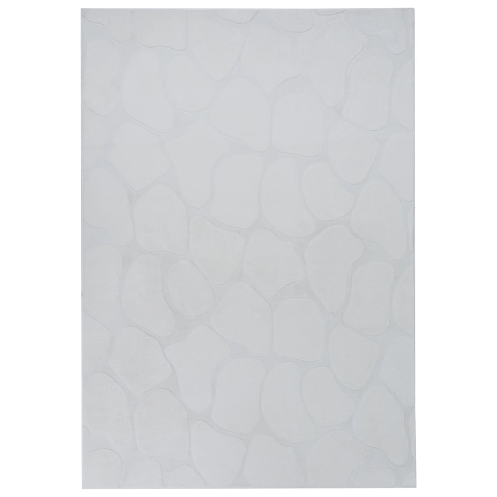 Tappeto decorativo rettangolare in jacquard, 160 x 230 cm, tortora design elegante