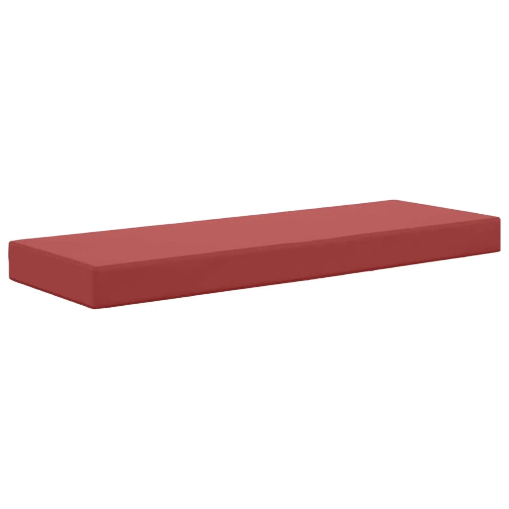 Cuscino da Sedia Esterno Rosso vino 111,5 x 40 x 8 cm