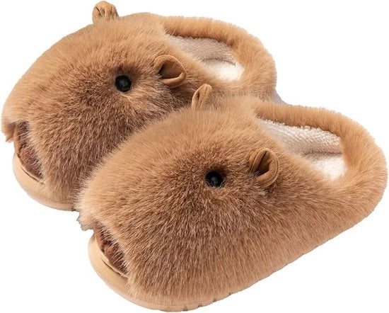 Slipperie morbide a forma di animale - fornita di un tappeto antiscivolo spesso - adatta per attività all'interno - all'esterno - 36-37