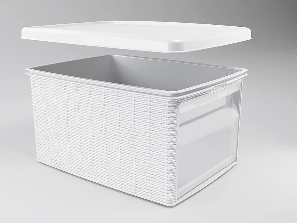 Scatola Multiuso Medium Stefanplast Elegance Bianca 29 x 39 x 21 cm