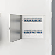 vidaXL Pannello di Accesso Bianco 50 x 50 cm Acciaio