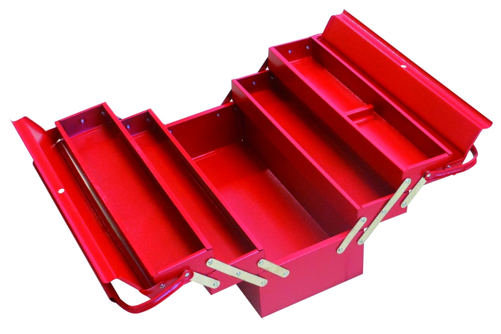 Utilia CASSETTE PORTAUTENSILI IN ACCIAIO 5 SCOMPARTI cm. 45x20x20 h