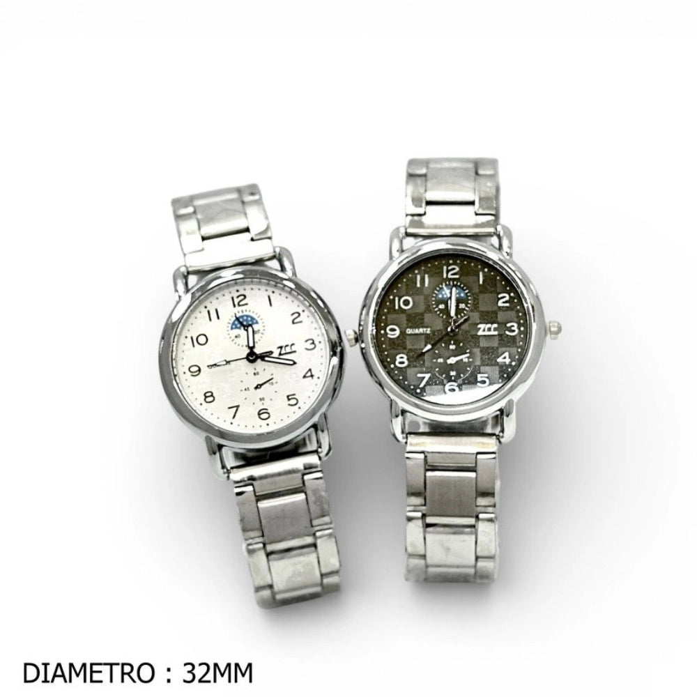 Trade Shop - Orologio Da Polso Donna Acciaio Elegante Quadrante Casual 32mm -
