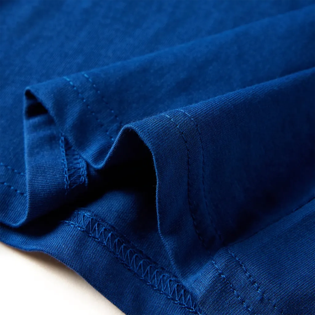 Maglietta da Bambino a Maniche Lunghe Blu Scuro 128 13292