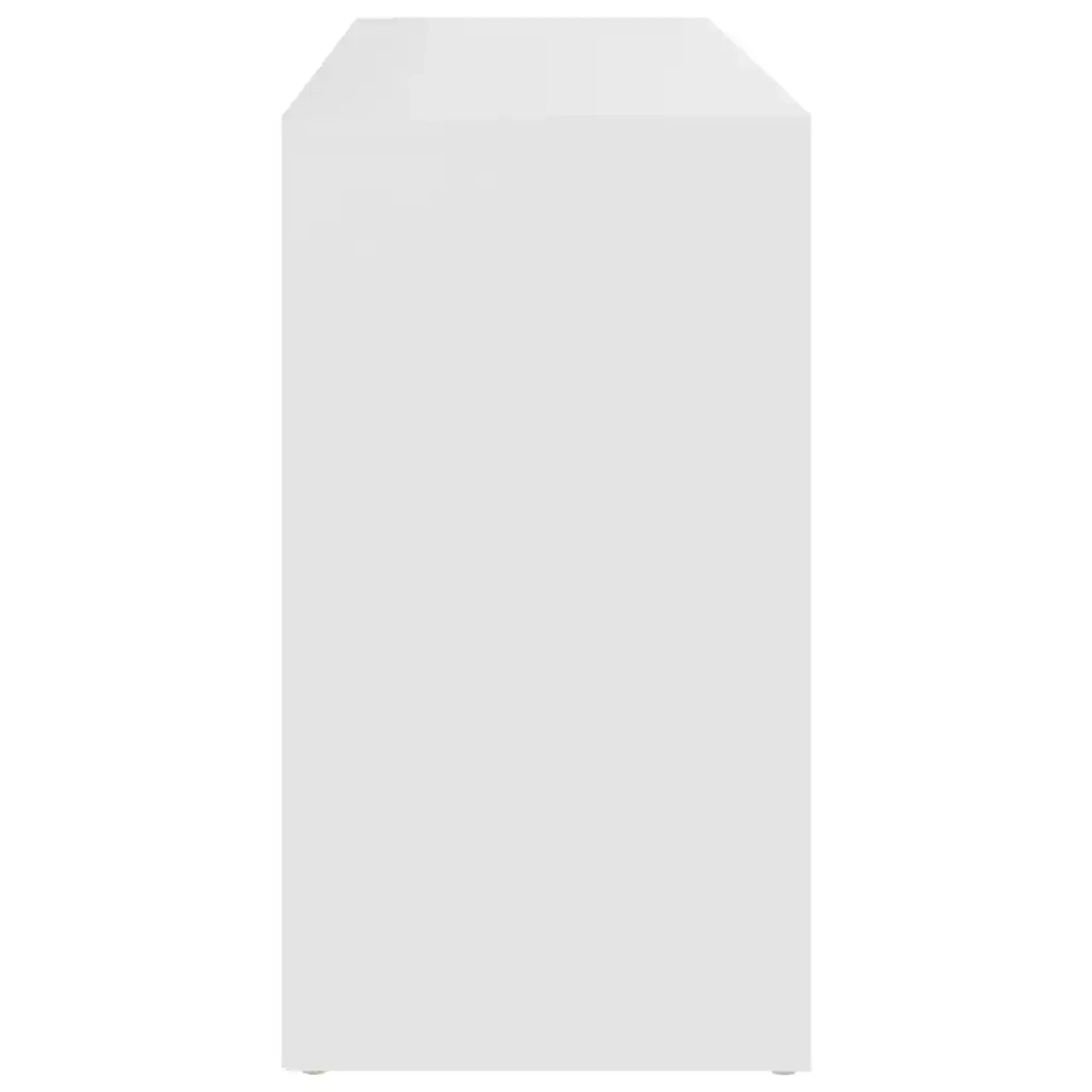 Scarpiera con Panchina Bianco 103x30x55 cm in Multistrato 803290