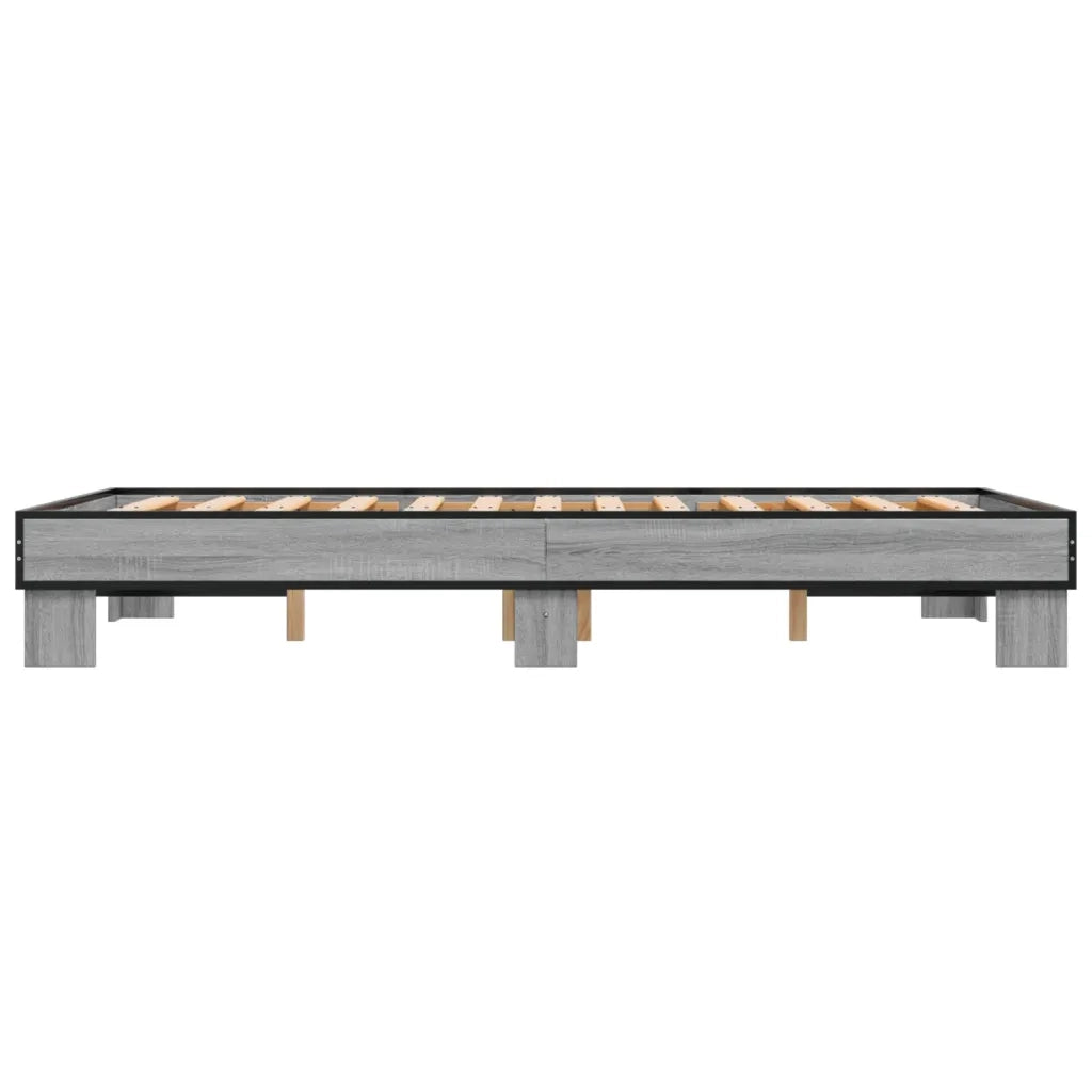 Giroletto Grigio Sonoma 120x200 cm in Legno Multistrato Metallo