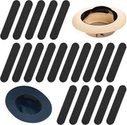 20x - Fissatore di cappello - Fissatore di cappello - Adesivo per cappello - Fissatore di cappello autoadesivo - Riduce la misura del cappello - Facile da utilizzare - Per cappelli per uomini e donne - cappello - Nero 

Specifiche tecniche: 20x