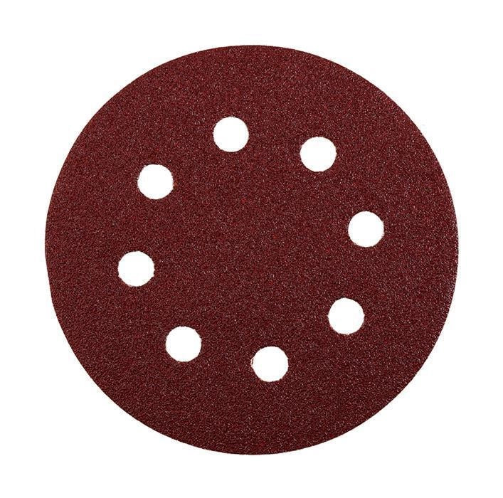 kwb QUICK-STICK Dischi abrasivi, LEGNO & METALLO, corindone pregiato, Ø 115 mm, forati Confezione risparmio, compatta