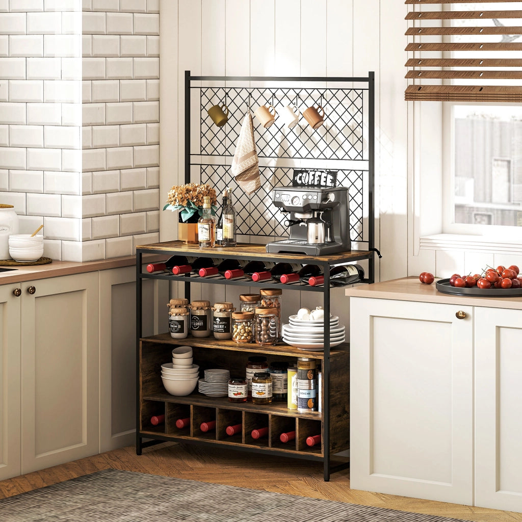 Tavolo da cucina ¨C zephmum ¨C metallo, marrone