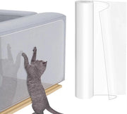 Protezione contro graffi per gatto, 5m x 43cm pellicola trasparente per protezione contro graffi autoadesiva per porta, protezione per gatto per mobili, protezione per porta, protezione per gatto per parete